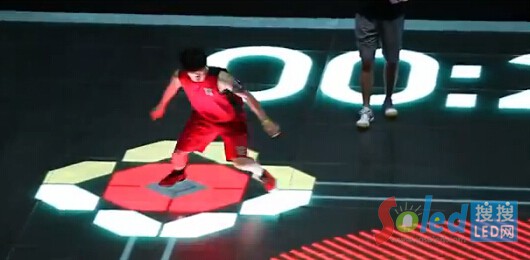全球首座LED互動籃球場