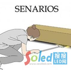 LED�����߰Ѵ�߽�����ʾ